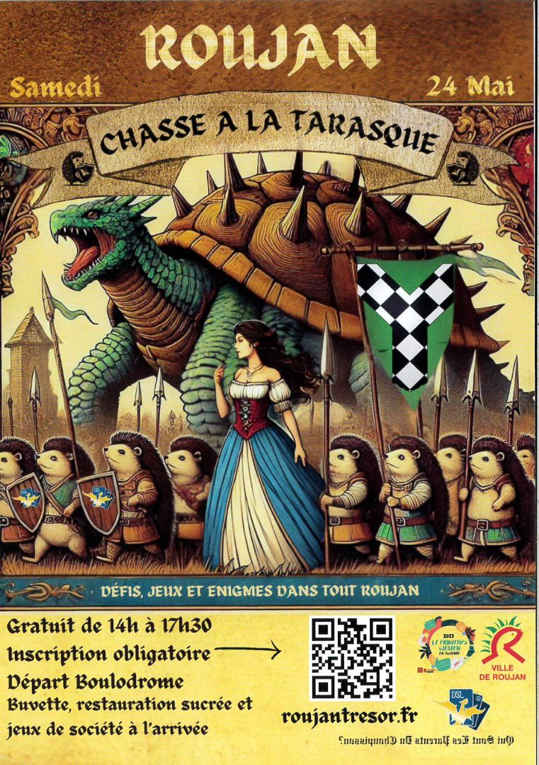 affiche chasse à la tarasque